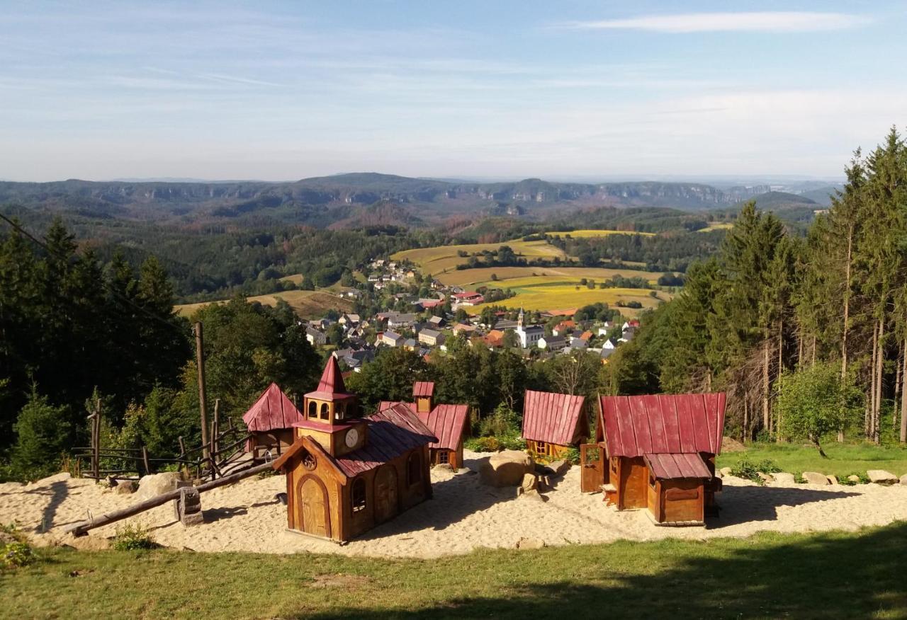 Wanderunterkunft Wachbergbaude Sebnitz Bagian luar foto